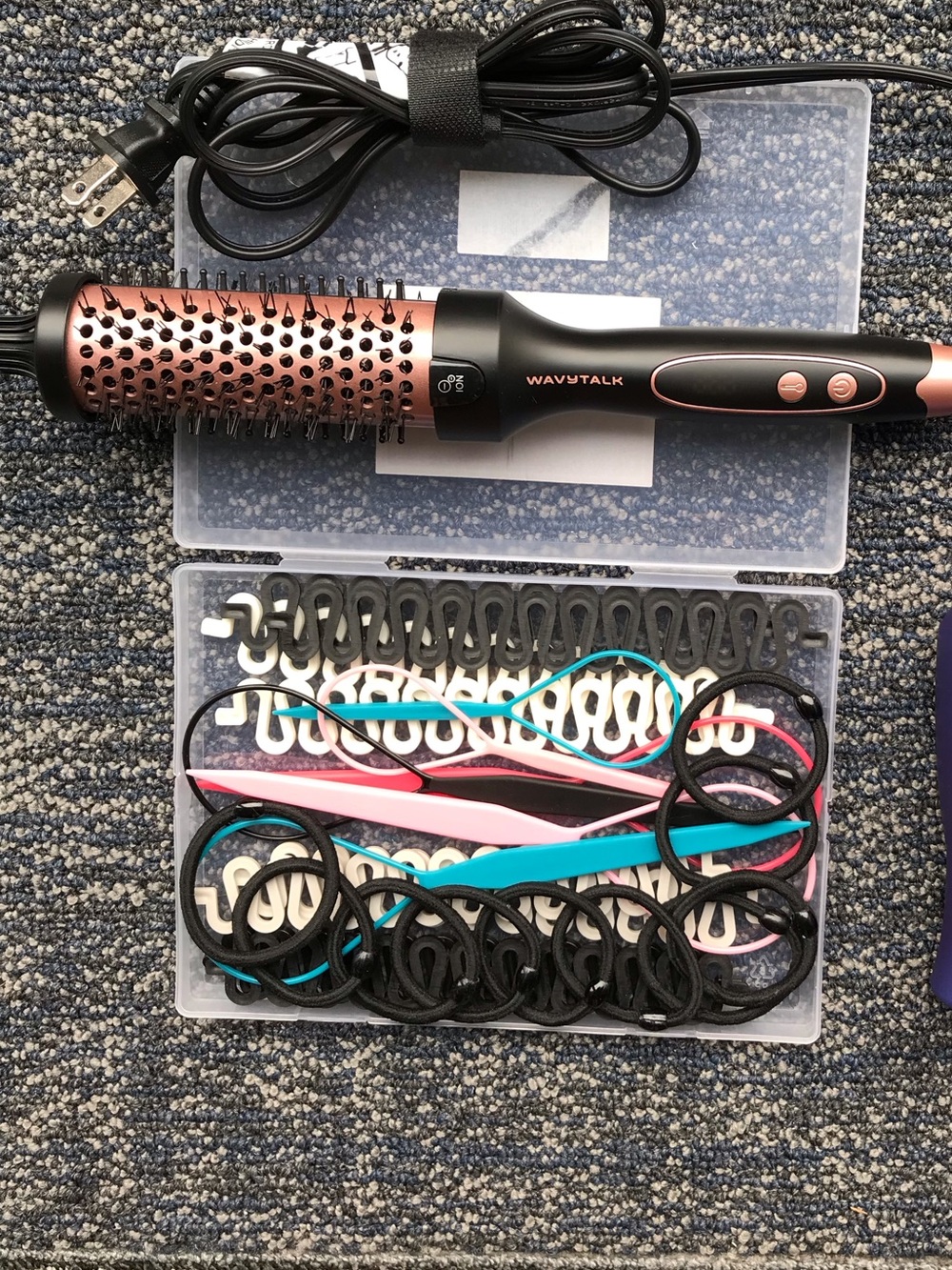 WAVYTALK Copper & Black Hot Air Styling Brush - Women Hair Tool